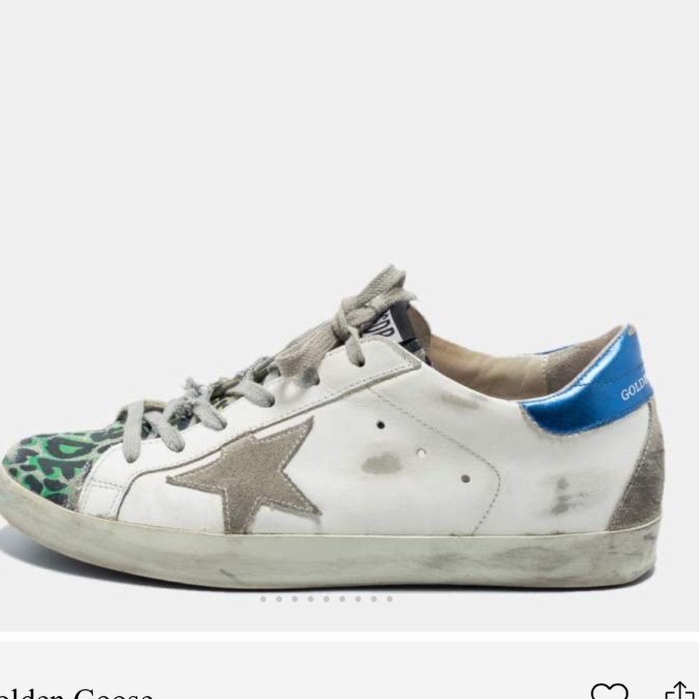 Golden Goose Multicolor Leather and Suede
Super Star Low Top Sneakers